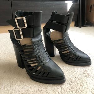 JEFFREY CAMPBELL IBIZA WOVEN PLATFORM